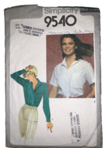 Misses Pullover Boxy Top Pattern 9540 Size 10 Simplicity Precut Complete 1980 - £2.99 GBP