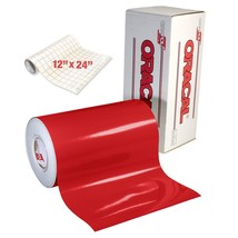 Gloss Red Adhesive Craft Vinyl For Cameo, Cricut &amp; Silhouette Including ... - $36.99