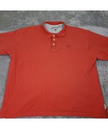 Orvis Mens Short Sleeve Polo Shirt XXL Orange - $10.70