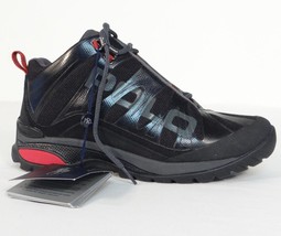 Polo Ralph Lauren Black Spielman Trail Shoes Hiking Ankle Shoes Mens NWT - $174.99