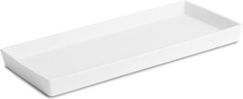 Jo Lavie Sink White Vanity Tray - Modern Bathroom Decor 12&quot; x 5&quot; x 1&quot; White - £15.18 GBP