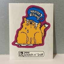 Vintage Trend Cat Scratch ‘N Sniff Sweet Cream Stickers - £11.71 GBP