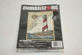 1995 Dimensions #6679 The Maritime Lighthouse 5&quot; x 7&quot; Counted Cross Stit... - £7.89 GBP