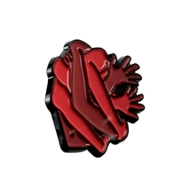 Anatomical Heart Hands and Arms Artistic Enamel Pin Jewelry image 2