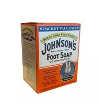 Johnsons Foot Soap Soothes Tired Aching Feet Softens Calluses 1 Box - 8 ... - £70.33 GBP