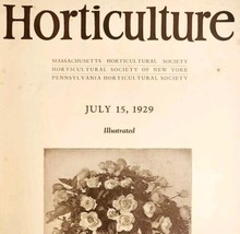 Horticulture Illustrated July 1929 Antique Magazine Gardening Plants DWNN8 - £24.17 GBP