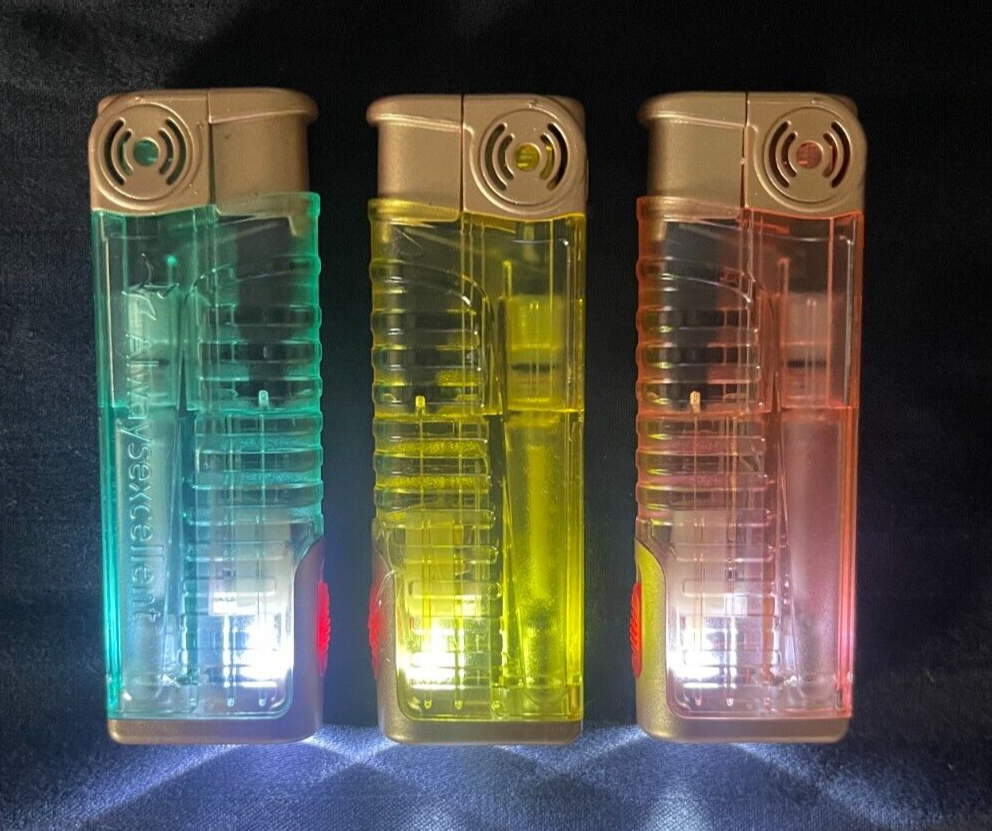 3 Torch Cigarette/ Cigar / Pipe Lighter  Twinkling LED - $12.82