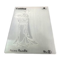 3 Cuttlebug Embossing Folders 5x7 Unused Oriental Geisha Bamboo Texture ... - £13.61 GBP