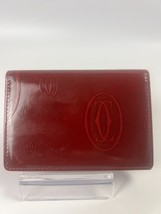 Cartier Patent Leather Bifold Card Holder / ID Holder - $130.70