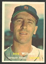 Detroit Tigers Bob Wilson 1957 Topps Baseball Card 19 nr mt - £8.73 GBP