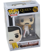 Funko Pop! Rocks Queen #96 Freddie Mercury Vinyl Figure Protector Case - $19.59