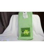 Household Item (new) YOU&#39;RE MY LUCKY CHARM - EMBELLISHED KITCHEN TOWEL 1... - £6.76 GBP