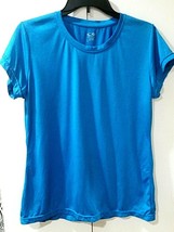 C9 by Champion Women&#39;s Bold Blue Athletic Tee SZ L (38&quot;) Loose Fit Short... - £4.68 GBP