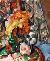 12566.Room Wall Poster.Interior art design.Paul Cezanne painting.Flowered Vase - £12.73 GBP+