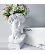 Beautiful Greek David Statue Facial Vase Head  Decor 6.5 &quot; inches  - £36.97 GBP