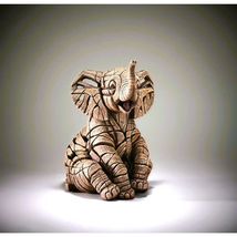 Edge Elephant Sculpture Baby Calf Stunning Piece 10" High  African Wild Africa image 5
