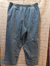 Baxter &amp; Wells ALTERED Crop Jeans Women&#39;s sz 16 elastic waist - £11.65 GBP