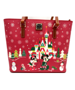 Disney Dooney and &amp; Bourke Family Christmas Tote Bag Mickey Minnie 2024 NWT - $406.19 CAD