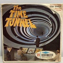 1966 VIEW-MASTER #B-491 &quot;The Time Tunnel&quot; Complete 3-REEL Packet With Booklet - £18.27 GBP