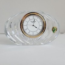 Vintage WATERFORD Crystal 6.5” Desk Mantel Clock with new battery Video - £51.45 GBP