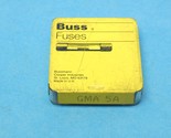 Bussmann GMA-5 Fast-acting Glass Fuse 5 x 20 mm 5 Amp 125 VAC Qty 5 - $7.99