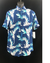 Cubavera Men&#39;s Hawaiian Pattern Dress Shirt Small New - $26.99