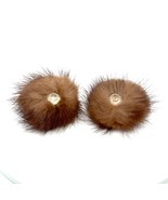 Orecchini In Pelliccia Di Visone Personali Di Marilyn Monroe Con Strass - $107,738.77 CAD