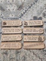 Crime Thriller Bookmark: Jute Twine, Gift for Book Lovers - $6.00