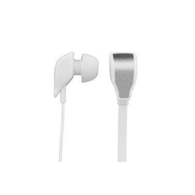 T-Mobile 3.5mm Stéréo Écouteurs avec Microphone, Blanc/Argent - $7.91