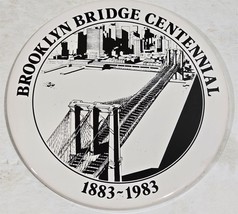 Vintage H&amp;R Johnson 1883-1983 Centennial Celebration Brooklyn Bridge Tri... - £14.84 GBP