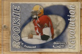 NFL 2000 Quantum Leaf Rookie Revolution 392/5000 JR Redmond RR-02 Rookie RC - £7.93 GBP