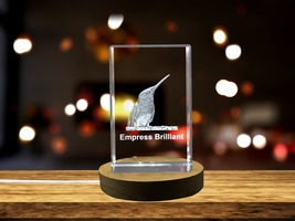 LED Base included | Empress Brilliant 3D Engraved Crystal 3D Engraved Crystal - £31.96 GBP+