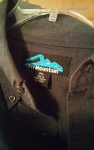 Mens Tri Mountain 2XL Long Sleeve Button Front Shirt Marshalls 500,000 Safe Work - £11.77 GBP