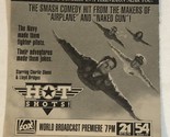 Hot Shots Print Ad Vintage  Charlie Sheen TPA3 - £4.72 GBP