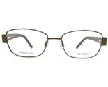Revlon Eyeglasses Frames RV5040 249 CAFE Brown Rectangular Full Rim 53-1... - £44.29 GBP