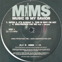 MIMS &quot;MUSIC IS MY SAVIOR&quot; 2007 VINYL 2X LP ALBUM PROMO CLEAN HIP HOP *SE... - £10.75 GBP