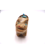 ZUNI Native American Pueblo Indian Zuni Rock Bear Fetish Leonard Halate ... - $9,901.59 MXN