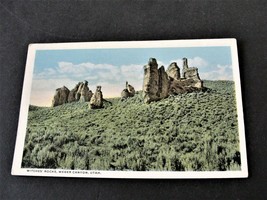 Witches&#39; Rocks, Weber Canyon, Utah-Unposted 1900s Postcard. - £9.28 GBP