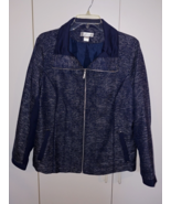 CHRISTOPHER &amp; BANKS LADIES LS ZIP POLY/ACRYLIC/RAYON JACKET-L-WORN ONCE-... - $19.11 CAD