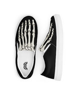 Elliz Skeleton Foot Unisex Slip-on Skater Shoes - Goth Skateboarding Sne... - $89.90