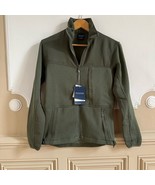 PROPPER Full Zip Tech Sweater Man XS Forest Green Active Breathable - $703.88 MXN