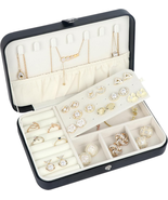 Travel Jewelry Case for Women, Portable PU Leather Travel Jewelry Organi... - €11,58 EUR