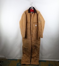 Vtg 90s Streetwear Mens Large Tall Quilted Canvas Coveralls Overalls Bro... - $1,239.87 MXN