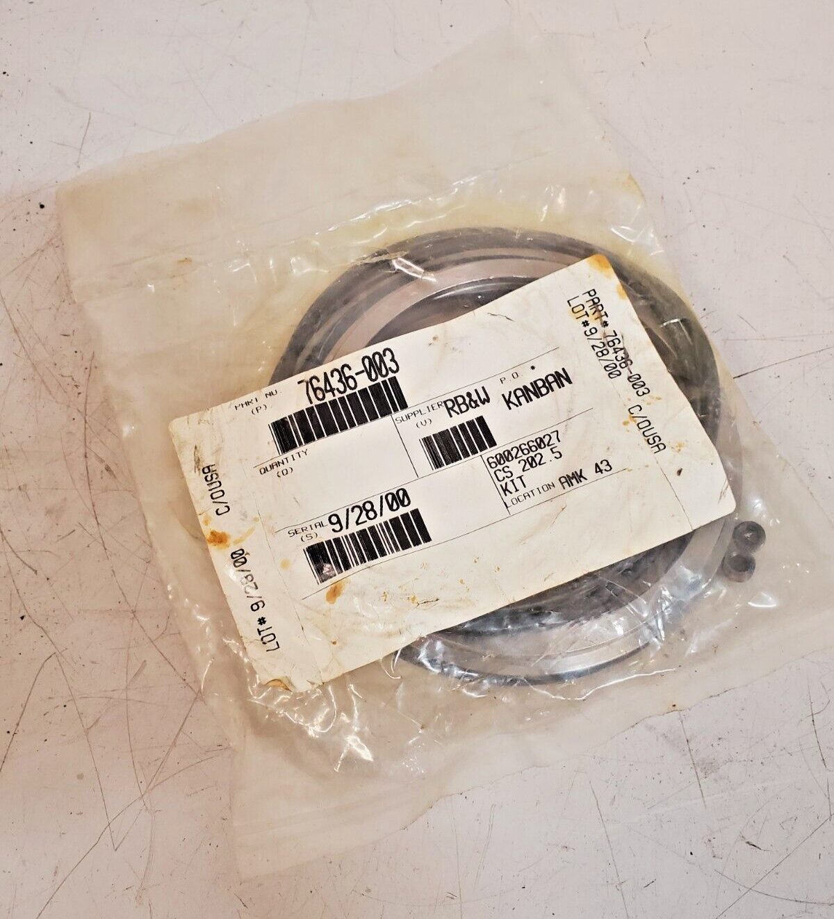 RB&amp;W Piston Ring Kit 76436-003 | 600266027 | CS 202.5 - $42.74