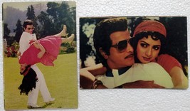 Bollywood Actor - Jeetendra - Sridevi Sreedevi - 2 Post card Postcard Set Lot - £58.63 GBP