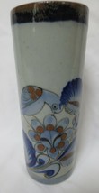 Ken Edwards El Palomar Blue Bird Butterfly Hand Painted 7&quot; Vase Exc. Cond. - £15.98 GBP