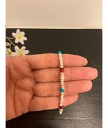 Pearl beaded bracelet multicoloured beads  summer handmade chain - $285.54 MXN