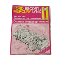 Haynes Ford Escort &amp; Mercury Lynx 1981 thru 1990 Automotive Repair Manual 789 - £4.66 GBP