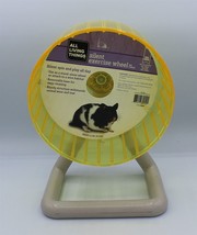 All Living Things - Silent Exercise Wheel - Yellow - For Small Animals - £3.92 GBP