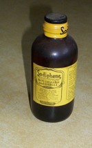 Old Glass Bottle Sodiphene Mouthwash Gargle Denture Medicine Kansas City Mo 1920 - £21.89 GBP